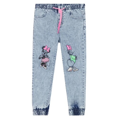Playtoday Брюки текстильные джинсовые для девочек Disney