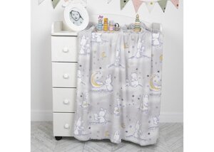 Плед Baby Nice (ОТК) Micro Flannel Лунный зайчик 140х100 см