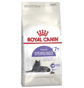 Royal Canin Sterilised 7+Сухой корм Роял Канин Стерилайзд для Пожилых кастрированных котов и Стерилизованных кошек в возрасте от 7 до 12 лет