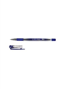 Ручка шариковая синяя Glycer 0,7 мм, резин. грип, пласт. корпус, колпачок, Linc