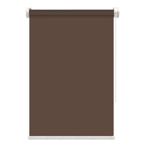 Рулонная штора FixLine Amigo Basic коричневая 75х160 см