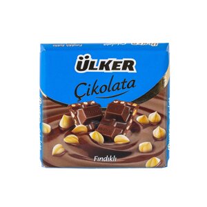 Шоколад молочный Ulker с фундуком 65 г