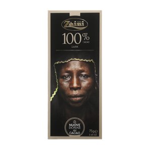 Шоколад темный 100% Zaini Women of cocoa, 75 г