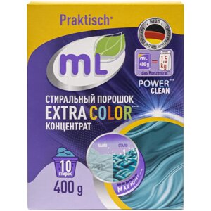 Стиральный порошок-концентрат Meine Liebe Extra Color, для цветного белья, 400 г