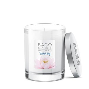 Свеча ароматическая в стекле BAGO home Водяная лилия 132 г