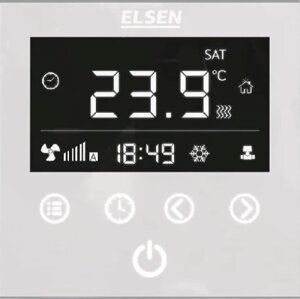 Терморегулятор Elsen EKA. 01.02W для принудительной конвекции, белый