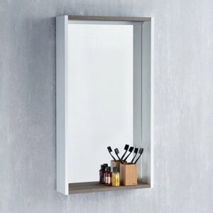 Зеркало Акватон Бэлла 46 с подсветкой, белое, джарра 1A221702BBAZ0