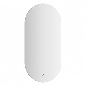 Зеркало Evoform с LED-подсветкой 21,5 W 50х100 см Сенсорный выключатель Нейтральный белый свет