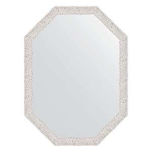 Зеркало в багетной раме Evoform чеканка белая 46 мм 58x78 см