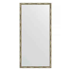 Зеркало в багетной раме Evoform серебряный бамбук 24 мм 47х97 см