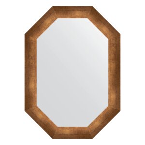 Зеркало в багетной раме Evoform состаренная бронза 66 мм 52x72 см