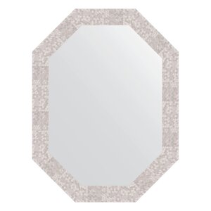 Зеркало в багетной раме Evoform соты алюминий 70 мм 62x82 см