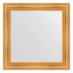 Зеркало в багетной раме Evoform травленое золото 99 мм 82х82 см