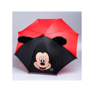 Зонт Disney детский с ушами Микки Маус 52 см