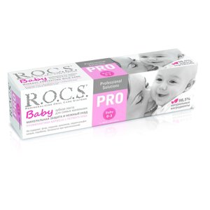 Зубная паста для малышей Rocs PRO Baby Минеральная защита и нежный уход 45 г
