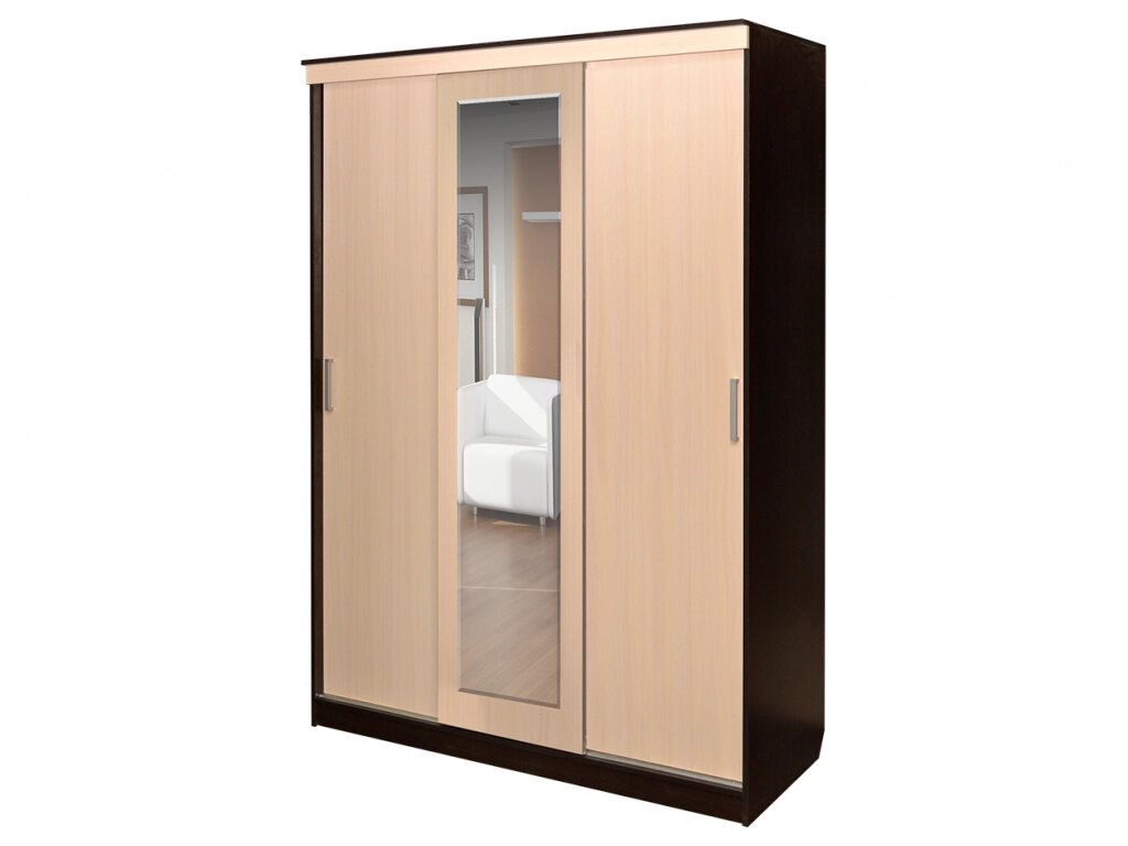 Шкаф-купе ПШ-1.3 М 1630 (Росток) от компании Фабрика Мебели - фото 1