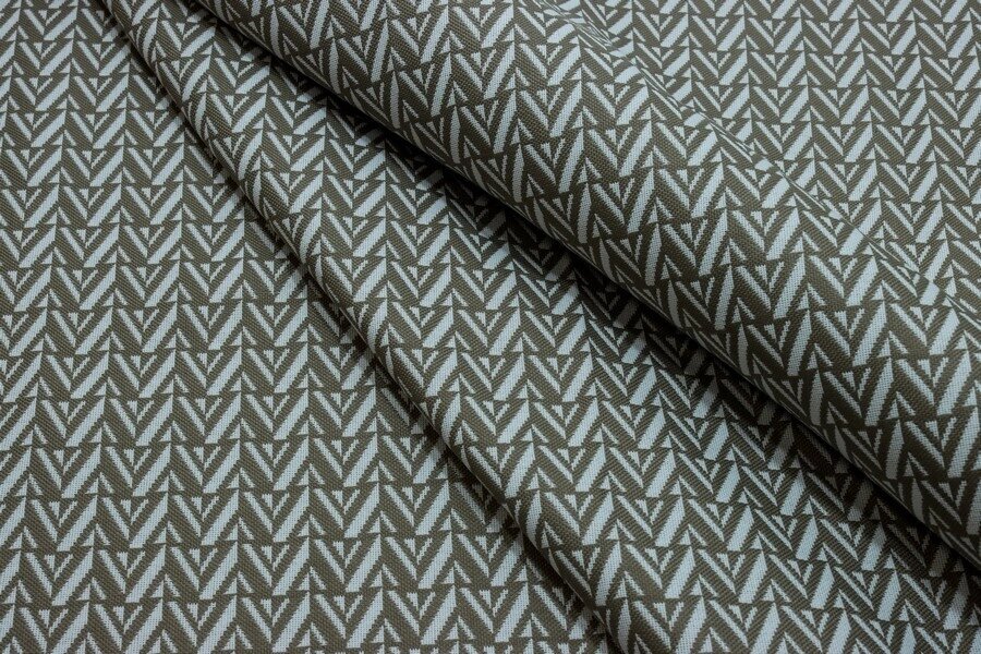 Уличная ткань SUN GEOMETRY (Сан геометрия) cappuccino Аметист от компании Фабрика Мебели - фото 1