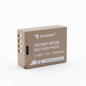 Аккумулятор с разъемом USB Type-C Fujimi W126M для Fujifilm
