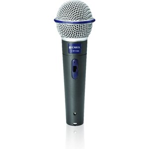 Carol SCM-5266 Микрофон вокальный динамический суперкардиоидный, 50-18000Гц, с держателем и кабелем 6,3мм-XLR 4,5м
