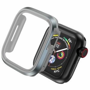Чехол + защитное стекло для часов WiWU Defender Watch JD-104 для Apple Watch 7/8 41mm - Серый