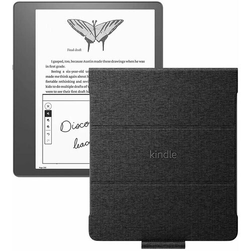 Электронная книга Amazon Kindle Scribe 16Gb + обложка Fabric Black