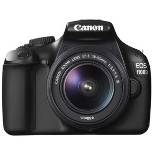 Фотоаппарат Canon EOS 1100D Kit EF-S 18-55 mm f/3.5-5.6 III, черный