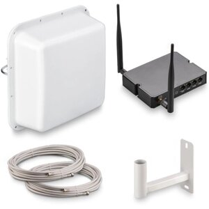 Комплект уличная антенна с роутером и кабелями для 3G/4G LTE Cat. 4 интернета KSS15-3G/4G-MR AllBands