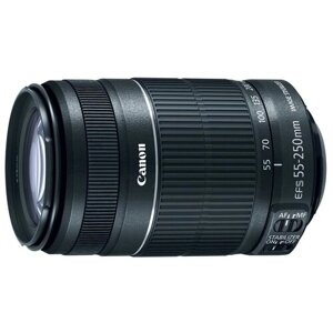 Объектив Canon EF-S 55-250mm f/4-5.6 IS STM, черный