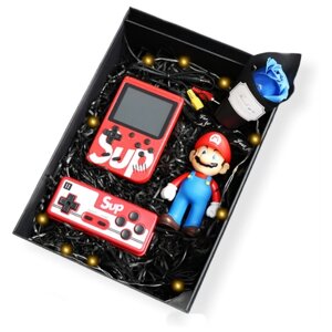 Подарочный набор MyPads M-УХ-51 портативная игровая приставка + Super Mario в подарочной упаковке эксклюзивный и классный подарок мужчине у кото.