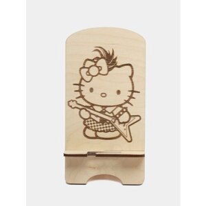Подставка-держатель для телефона Hello Kitty (Хеллоу Китти), Цвет Бежевый