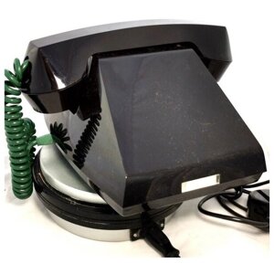 Телефон проводной VEF TA-68ЦБ-2 , цвет - чёрный (мех. звонок, без номеронабирателя)