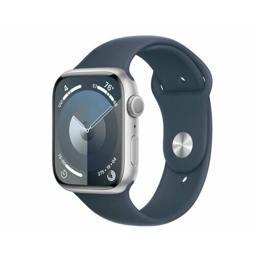 Умные часы Apple Watch Series 9, 45 мм, Sport Band, Silver