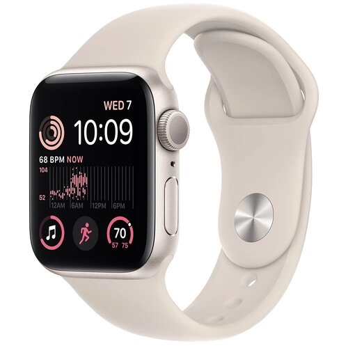 Умные часы Apple Watch Series SE Gen 2 2023 40 мм Aluminium Case GPS, starlight Sport Band