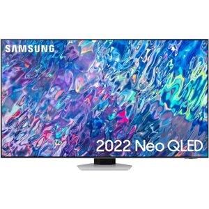 55" Телевизор Samsung QE55QN85BAU 2022 LED, Quantum Dot, Mini-LED, яркое серебро