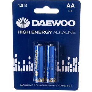 Алкалиновая батарейка daewoo HIGH energy alkaline