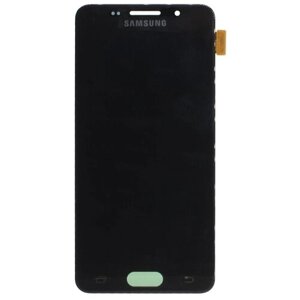 Дисплей для Samsung A310F Galaxy A3 (2016) в сборе с тачскрином (черный) (AMOLED)