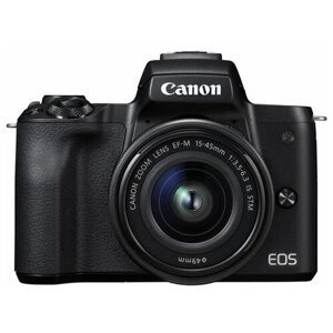 Фотоаппарат canon EOS M50 kit EF-M 15-45mm F/3.5-6.3 IS STM, черный
