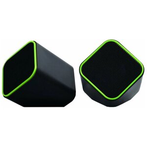 Комплект SmartBuy CUTE, 2 колонки, черный / зеленый