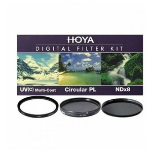Набор светофильтров hoya digital filter KIT: 72mm UV HMC MULTI, PL-CIR, NDX8