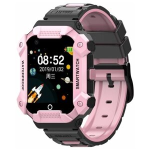 Наручные умные часы Smart Baby Watch Wonlex CT13 розовые, электроника с GPS, аксессуары для детей