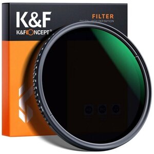 Переменный нейтральный фильтр K&F Concept Variable MC ND8-ND2000 Slim 46mm