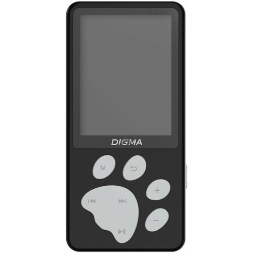 Плеер Hi-Fi Flash Digma S5 8Gb черный/серый/2.4"FM/microSD/microSDHC