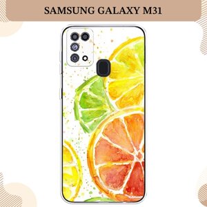 Силиконовый чехол "Цитрусовые" на Samsung Galaxy M31 / Самсунг Галакси M31