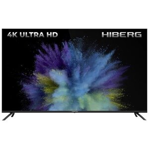 Телевизор HIBERG 55Y UHD-R, диагональ 55 дюймов, Ultra HD 4K, HDR, Smart TV, голосовое управление Алиса