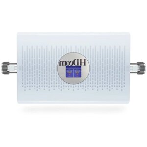 Усилитель-репитер GSM, 2G, 3G сигнала сотовой связи HDcom 70DU-1800-2100(блок репитер) на площади до 800м2 для дачи подарочная упаковка