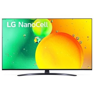 55" Телевизор LG 55NANO763QA 2022 nanocell, HDR, LED, синяя сажа