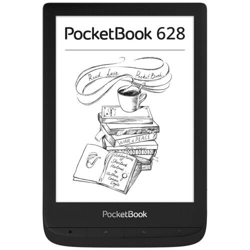 6.35" Электронная книга PocketBook 628 1024x758, E-Ink, 8 ГБ, черный