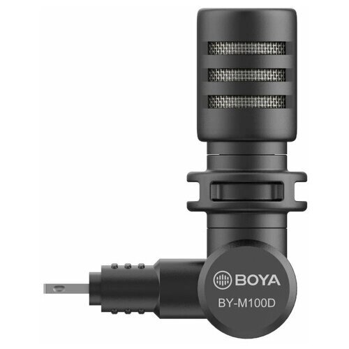 BOYA BY-M100D компактный микрофон С поворотной головой И разъемом LIGHTNING