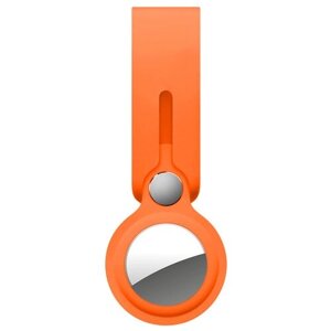 Брелок Deppa для AirTag с петлей, силикон Apple AirTag, оранжевый