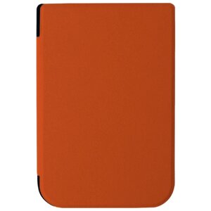 Чехол-обложка футляр MyPads для PocketBook 631 Plus Touch HD 2 тонкий с магнитной застежкой оранжевый